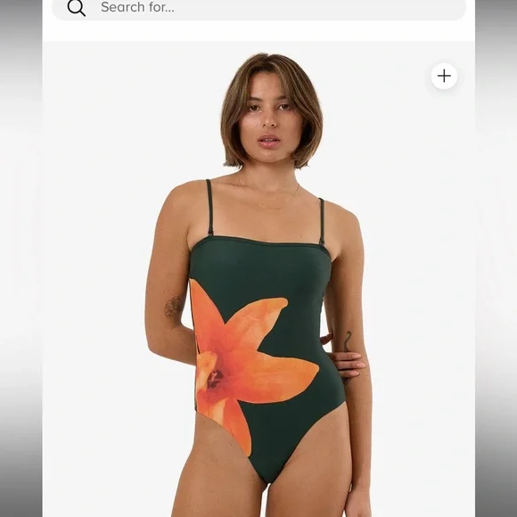 Thrills: Lagoon Strapless One Piece Swimsuit - Picture 3 of 12